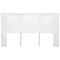 vidaXL Headboard Cabinet White 180x18.5x104.5 cm