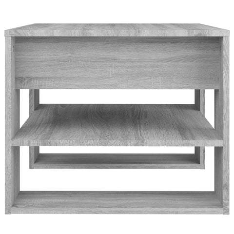 vidaXL Coffee Table Grey Sonoma 55.5x55x45 cm Engineered Wood