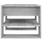 vidaXL Coffee Table Grey Sonoma 55.5x55x45 cm Engineered Wood