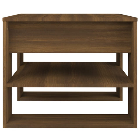 vidaXL Coffee Table Brown Oak 55.5x55x45 cm Engineered Wood
