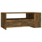 vidaXL Coffee Table Smoked Oak 102x55x42 cm Engineered Wood