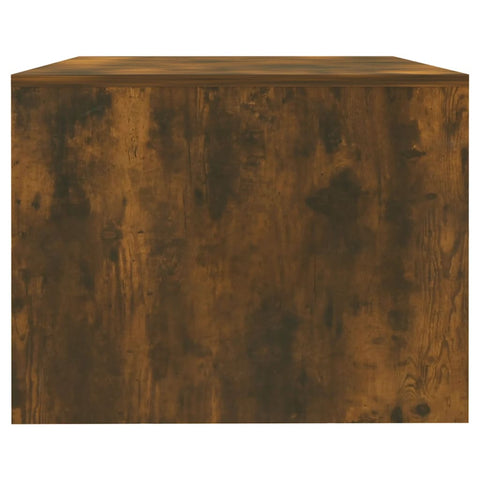 vidaXL Coffee Table Smoked Oak 102x55x42 cm Engineered Wood