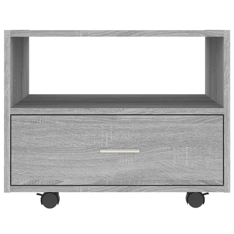 vidaXL Coffee Table Grey Sonoma 55x55x40 cm Engineered Wood