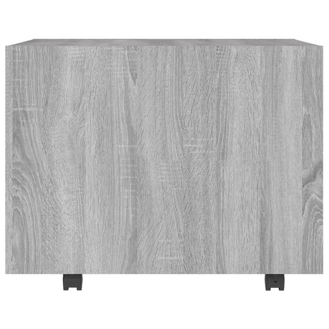 vidaXL Coffee Table Grey Sonoma 55x55x40 cm Engineered Wood