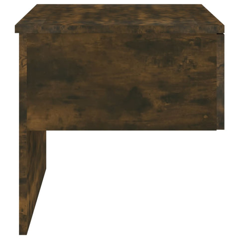 vidaXL Wall-mounted Bedside Cabinet Smoked Oak