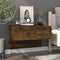 vidaXL Wall-mounted Bedside Cabinets 2 pcs Smoked Oak