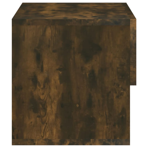 vidaXL Wall-mounted Bedside Cabinet Smoked Oak