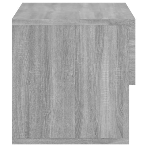 vidaXL Wall-mounted Bedside Cabinet Grey Sonoma