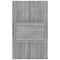vidaXL Wall-mounted Bedside Cabinets 2 pcs Grey Sonoma