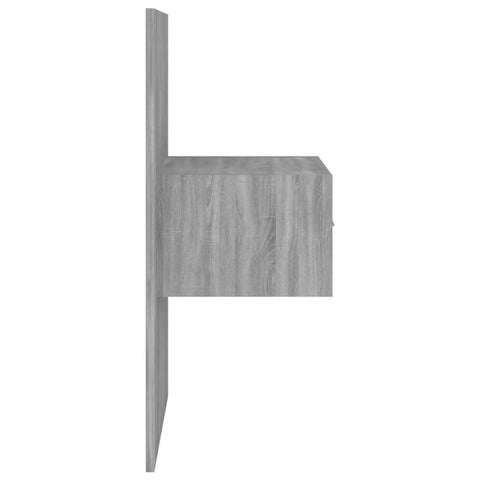vidaXL Wall-mounted Bedside Cabinets 2 pcs Grey Sonoma