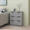 vidaXL Sideboard Grey Sonoma 60x30x70 cm Engineered Wood