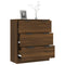vidaXL Sideboard Brown Oak 60x30x70 cm Engineered Wood