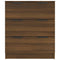 vidaXL Sideboard Brown Oak 60x30x70 cm Engineered Wood