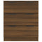 vidaXL Sideboard Brown Oak 60x30x70 cm Engineered Wood