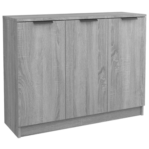 vidaXL Sideboard Grey Sonoma 90.5x30x70 cm Engineered Wood
