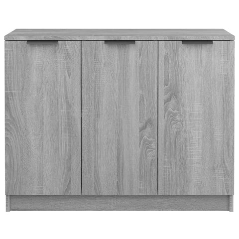 vidaXL Sideboard Grey Sonoma 90.5x30x70 cm Engineered Wood