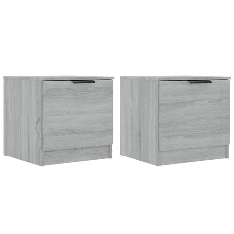 vidaXL Bedside Cabinets 2 pcs Grey Sonoma 40x39x40 cm