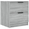 vidaXL Bedside Cabinets 2 pcs Grey Sonoma Engineered Wood
