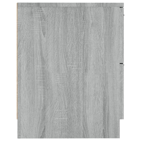 vidaXL Bedside Cabinets 2 pcs Grey Sonoma Engineered Wood