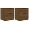 vidaXL Bedside Cabinets 2 pcs Brown Oak Engineered Wood