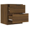 vidaXL Bedside Cabinets 2 pcs Brown Oak Engineered Wood