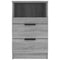 vidaXL Bedside Cabinets 2 pcs Grey Sonoma Engineered Wood