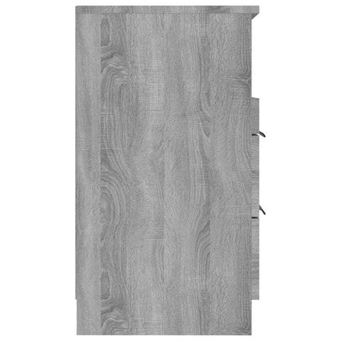 vidaXL Bedside Cabinets 2 pcs Grey Sonoma Engineered Wood