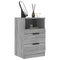 vidaXL Bedside Cabinets 2 pcs Grey Sonoma Engineered Wood
