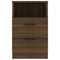 vidaXL Bedside Cabinets 2 pcs Brown Oak Engineered Wood