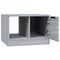 vidaXL Coffee Table Grey Sonoma 50x50x36 cm Engineered Wood