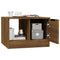 vidaXL Coffee Table Brown Oak 50x50x36 cm Engineered Wood