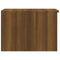 vidaXL Coffee Table Brown Oak 50x50x36 cm Engineered Wood