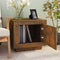 vidaXL Coffee Table Smoked Oak 51x50x45 cm Engineered Wood