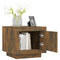 vidaXL Coffee Table Smoked Oak 51x50x45 cm Engineered Wood