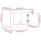 vidaXL Coffee Table Grey Sonoma 51x50x45 cm Engineered Wood