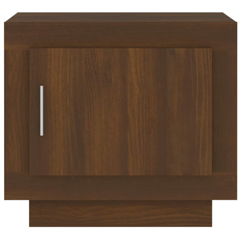 vidaXL Coffee Table Brown Oak 51x50x45 cm Engineered Wood