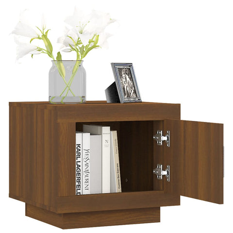 vidaXL Coffee Table Brown Oak 51x50x45 cm Engineered Wood