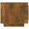 vidaXL Coffee Table Smoked Oak 102x50x45 cm Engineered Wood