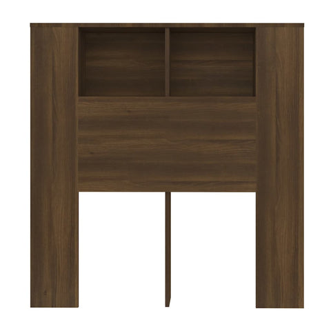 vidaXL Headboard Cabinet Brown Oak 100x18.5x102.5 cm