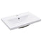 vidaXL Bathroom Washbasin Frame with Built-in Basin White Iron