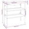 vidaXL Bathroom Washbasin Frame with Built-in Basin Black Iron