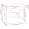 vidaXL Bathroom Washbasin Frame with Built-in Basin White Iron