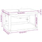 vidaXL Bathroom Washbasin Frame with Built-in Basin Black Iron