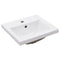 vidaXL Bathroom Washbasin Frame with Built-in Basin White Iron