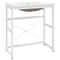 vidaXL Bathroom Washbasin Frame with Built-in Basin White Iron