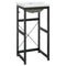 vidaXL Bathroom Washbasin Frame with Built-in Basin Black Iron