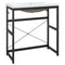 vidaXL Bathroom Washbasin Frame with Built-in Basin Black Iron