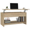 809650 vidaXL Coffee Table Sonoma Oak 102x50x52,5 cm Engineered Wood