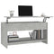 809651 vidaXL Coffee Table Concrete Grey 102x50x52,5 cm Engineered Wood