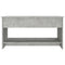 809651 vidaXL Coffee Table Concrete Grey 102x50x52,5 cm Engineered Wood
